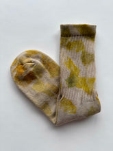 Load image into Gallery viewer, natural dye socks, tannin and onion skins, large