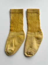 Load image into Gallery viewer, natural dye socks, osage wood, small