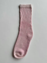 Load image into Gallery viewer, natural dye socks, washed cochineal, large