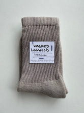 Load image into Gallery viewer, natural dye socks, washed logwood, medium