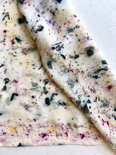 Load image into Gallery viewer, naturally dyed silk scarf - confetti
