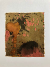 Load image into Gallery viewer, 'sun spots' - naturally dyed silk textile