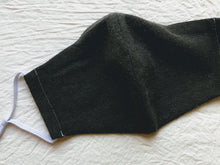 Load image into Gallery viewer, naturally dyed, Raw Silk Face Mask, with Tea & Iron