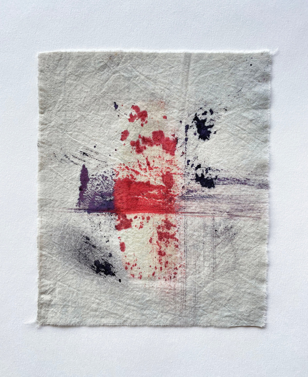 indigo exhaust II - naturally dyed textile