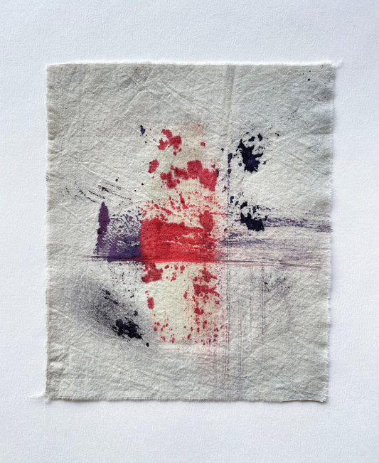 indigo exhaust II - naturally dyed textile
