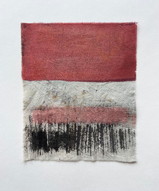 indigo exhaust IV - naturally dyed textile