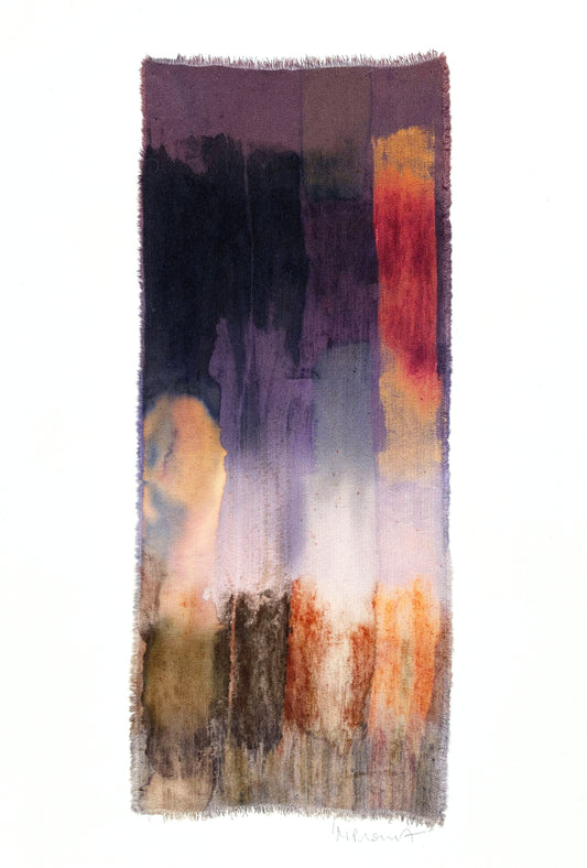 cosmos II - naturally dyed textile