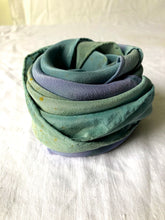 Load image into Gallery viewer, naturally dyed scarf - offshore