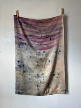Load image into Gallery viewer, naturally dyed silk pillowcase - hibiscus stripe