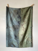 Load image into Gallery viewer, naturally dyed silk pillowcase - sea
