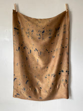 Load image into Gallery viewer, naturally dyed silk pillowcase - toasted flower