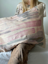 Load image into Gallery viewer, naturally dyed silk pillowcase - pink chalk