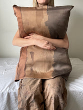 Load image into Gallery viewer, naturally dyed silk pillowcase - lava
