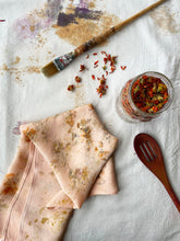 Load image into Gallery viewer, naturally dyed scarf - dinner party