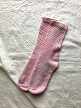 Load image into Gallery viewer, Botanical Dye Organic Cotton Socks - Bubblegum - XS/M
