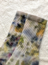 Load image into Gallery viewer, Botanical Dye Organic Cotton Socks - Watercolor Multi