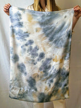 Load image into Gallery viewer, naturally dyed silk pillowcase - beach day