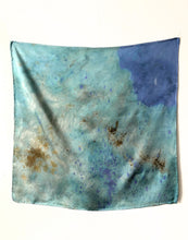 Load image into Gallery viewer, naturally dyed scarf - shallow reef