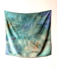 Load image into Gallery viewer, naturally dyed scarf - offshore