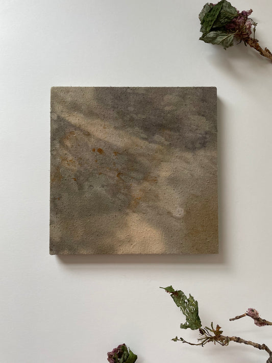 swamp III - naturally dyed textile