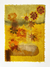 Load image into Gallery viewer, bouquet in yellow - naturally dyed textile