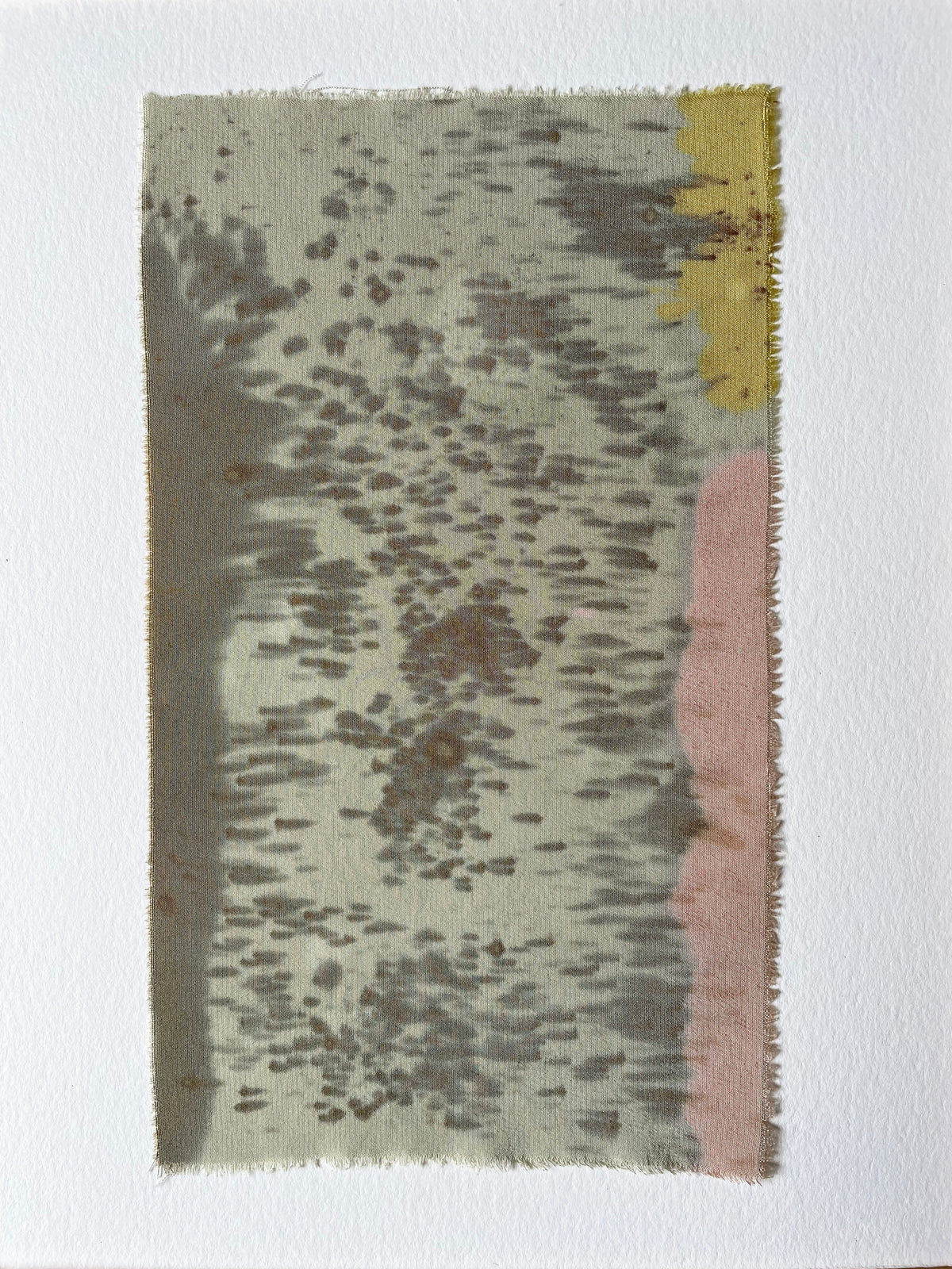 sun spots - naturally dyed textile