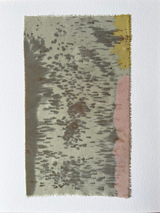 sun spots - naturally dyed textile