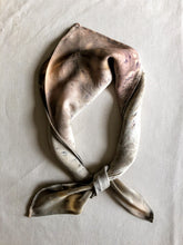 Load image into Gallery viewer, naturally dyed silk scarf - sand storm