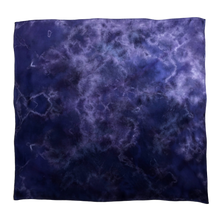 Load image into Gallery viewer, naturally dyed scarf - dark amethyst