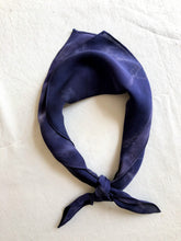 Load image into Gallery viewer, naturally dyed scarf - dark amethyst