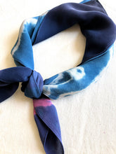 Load image into Gallery viewer, naturally dyed scarf - four corners