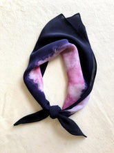 Load image into Gallery viewer, naturally dyed scarf - marble eclipse
