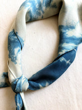 Load image into Gallery viewer, naturally dyed scarf - tidal ponds