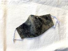 Load image into Gallery viewer, raw silk face mask naturally dyed - static