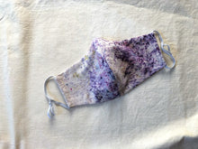 Load image into Gallery viewer, raw silk face mask naturally dyed - sidewalk chalk