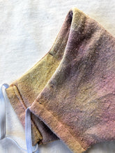 Load image into Gallery viewer, raw silk face mask naturally dyed - sorbet