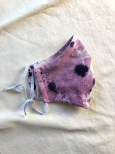 Load image into Gallery viewer, raw silk face mask naturally dyed - berry