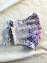 Load image into Gallery viewer, raw silk face mask naturally dyed - sidewalk chalk