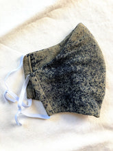 Load image into Gallery viewer, raw silk face mask naturally dyed - static