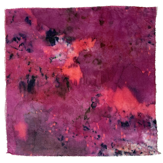 electric - naturally dyed textile