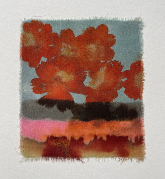 embedded - naturally dyed textile