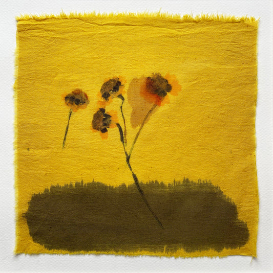 grounding - naturally dyed textile