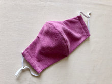 Load image into Gallery viewer, Naturally Dyed, Raw Silk Face Mask, with Cochineal