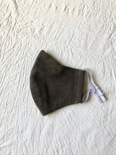 Load image into Gallery viewer, naturally dyed, Raw Silk Face Mask, with Tea & Iron