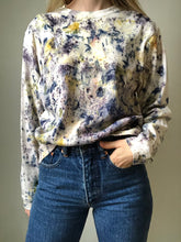 Load image into Gallery viewer, naturally dyed long sleeve cotton tee