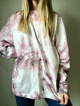 Load image into Gallery viewer, naturally dyed long sleeve oversize cotton tee