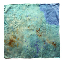 Load image into Gallery viewer, naturally dyed scarf - shallow reef
