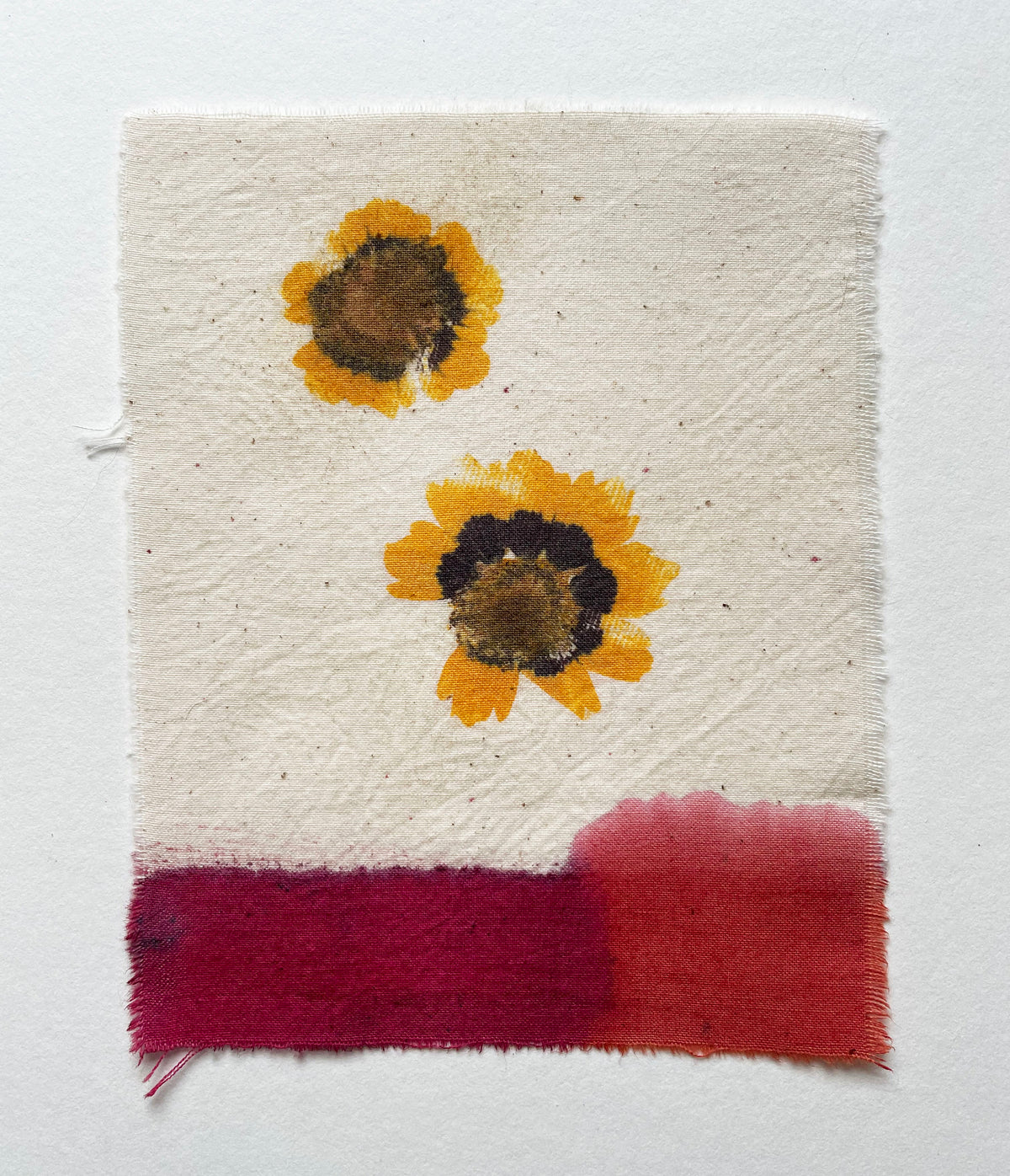 stillness - naturally dyed textile