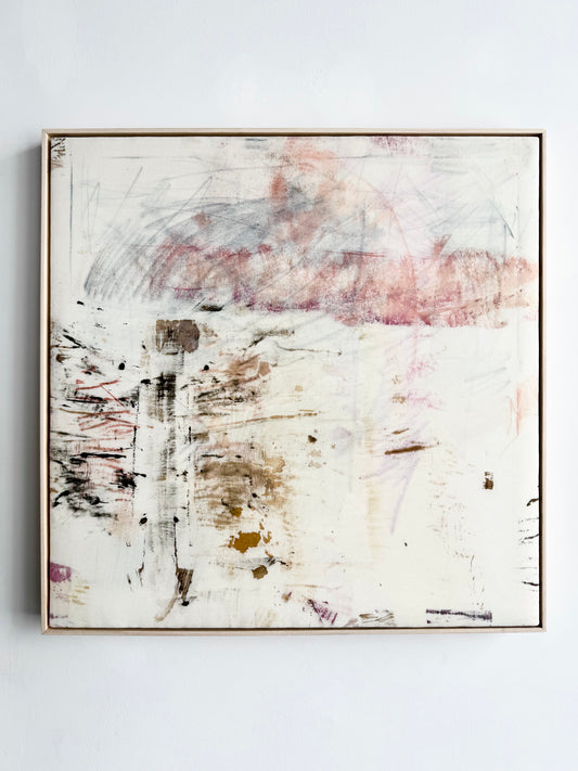 WINTER SUNSET _ 36x36"