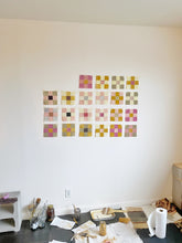 Load image into Gallery viewer, Square Patchwork Quilt 48x66"
